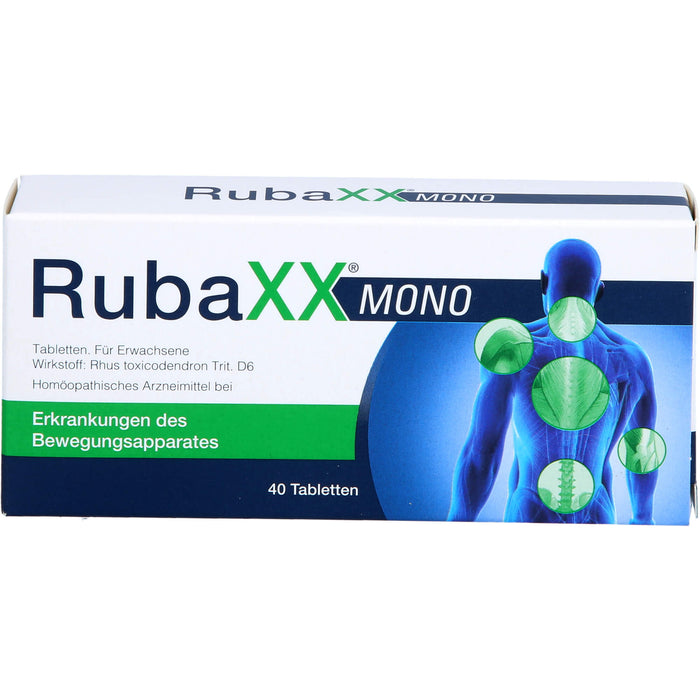 RubaXX mono Tabletten bei Erkrankungen des Bewegungsapparates, 40 pc Tablettes