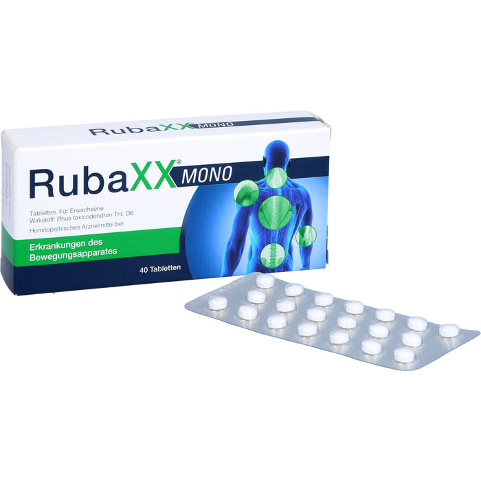 RubaXX mono Tabletten bei Erkrankungen des Bewegungsapparates, 40 St. Tabletten