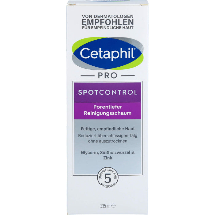 Cetaphil Pro SpotControl porentiefer Reinigungsschaum, 235 ml Mousse