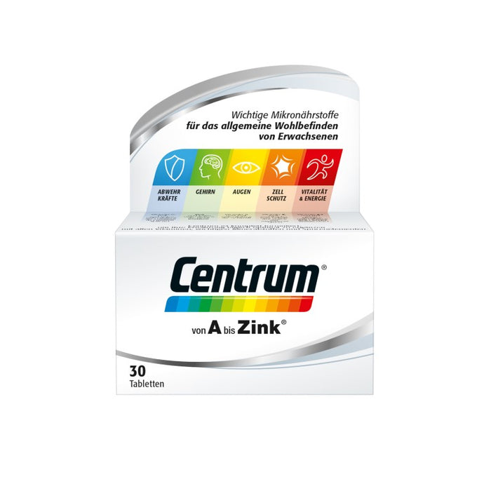 Centrum von A bis Zink Tabletten, 30 St. Tabletten