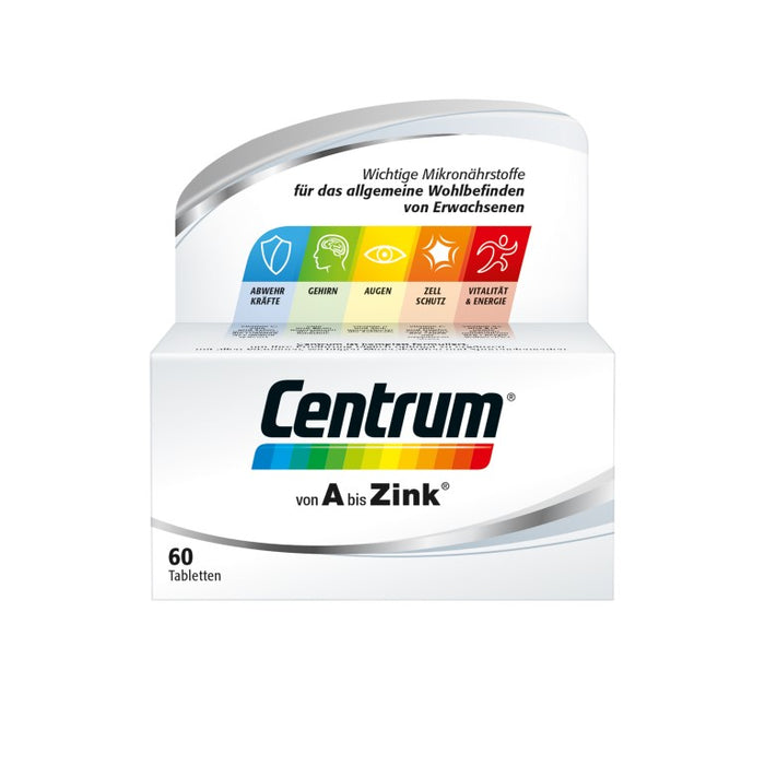 Centrum von A bis Zink Tabletten, 60 St. Tabletten