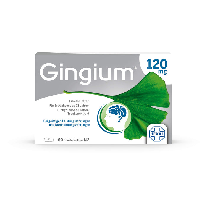 Gingium 120 mg Filmtabletten, 60 St. Tabletten