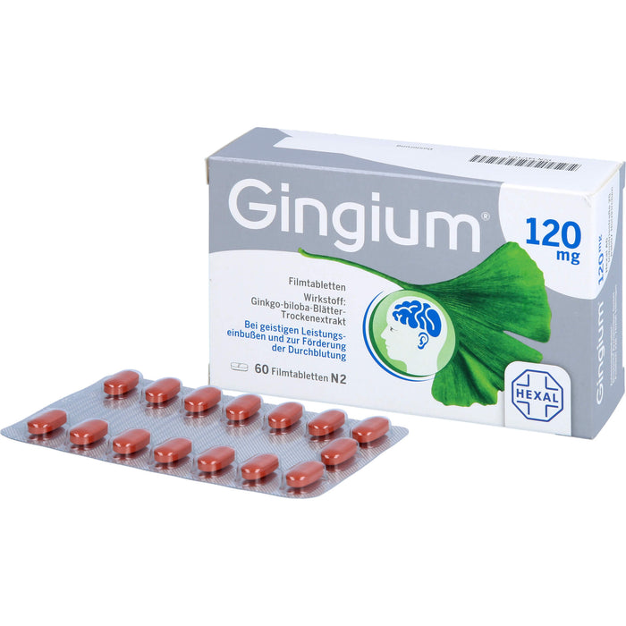 Gingium 120 mg Filmtabletten, 60 St. Tabletten