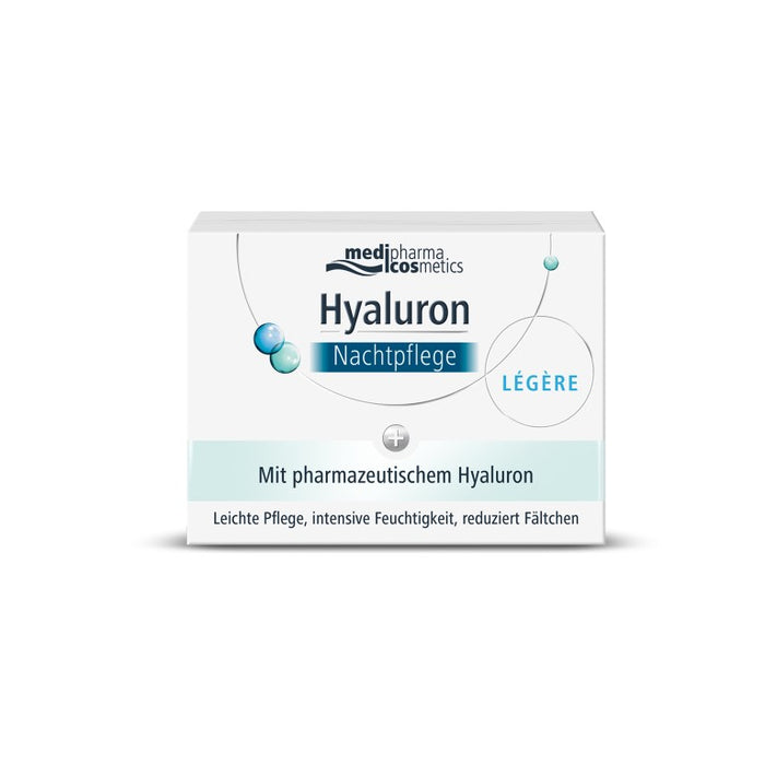 medipharma cosmetics Hyaluron Nachtpflege legere im Tiegel, 50 ml Creme