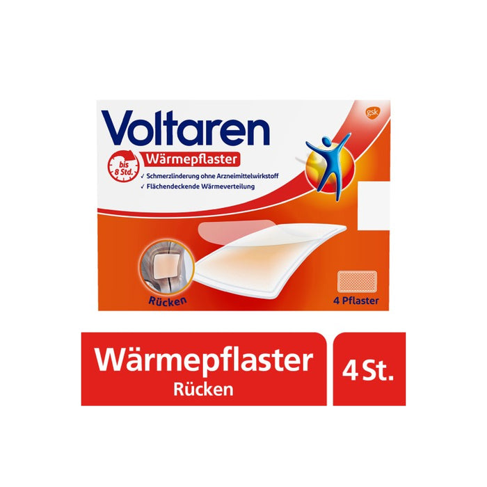 Voltaren Wärmepflaster Rücken, 4 St. Pflaster