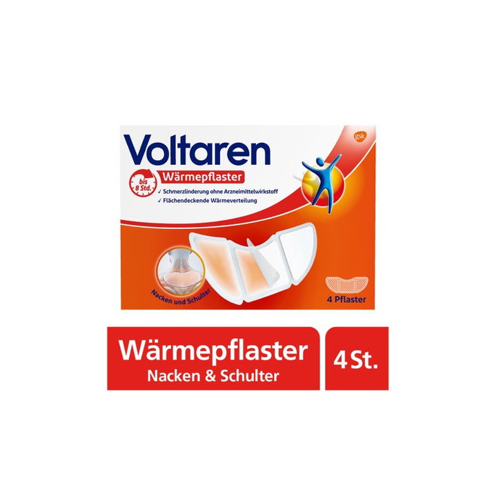 Voltaren Wärmepflaster Nacken und Schulter, 4 pc Pansement