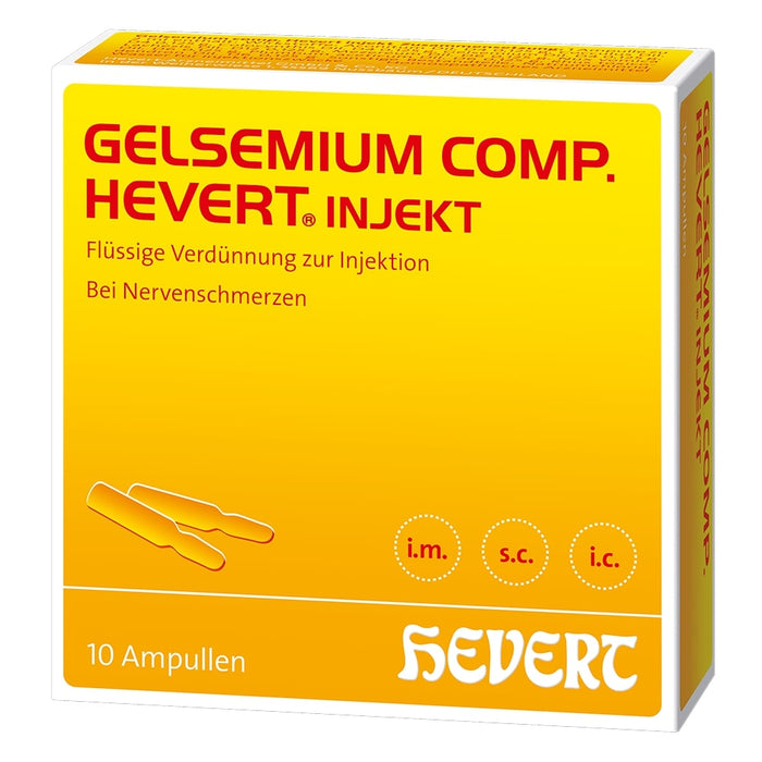 Gelsemium comp. Hevert injekt Ampullen, 10 pc Ampoules