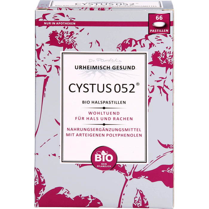 Dr. Pandalis CYSTUS 052 Bio Halspastillen, 66 pc Tablettes