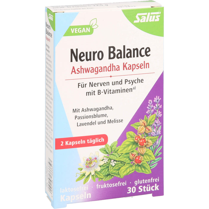 Salus Neuro Balance Ashwagandha Kapseln, 30 pcs. Capsules