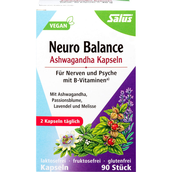 Salus Neuro Balance Ashwagandha Kapseln, 90 St. Kapseln