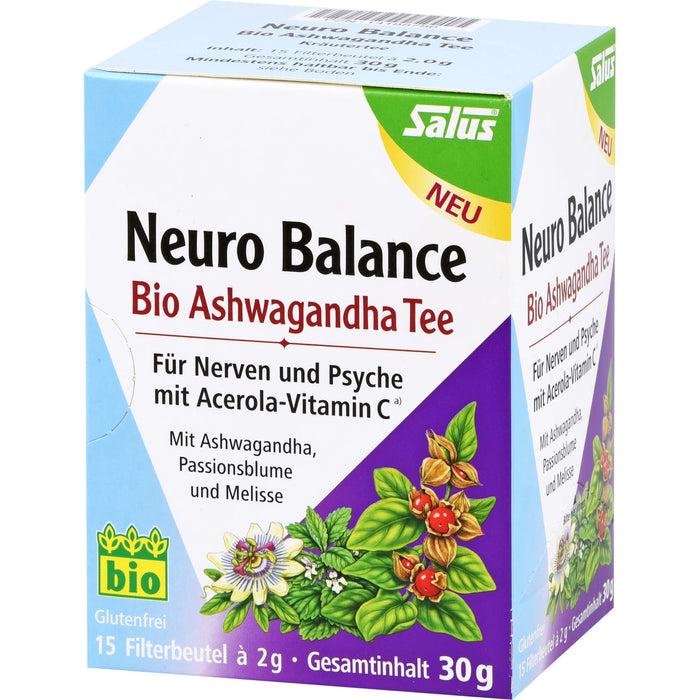 Neuro Balance Bio Ashwagandha Tee Salus, 15 St. Tee