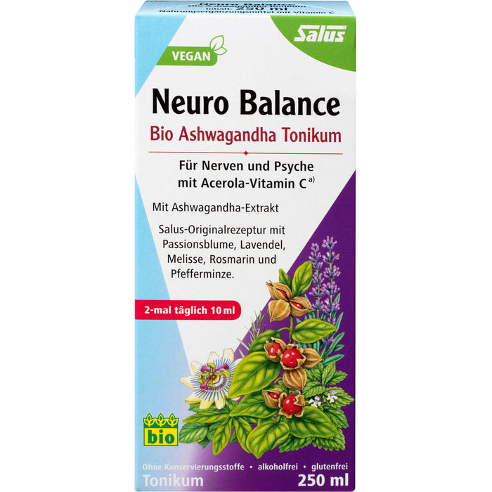 Salus Neuro Balance Ashwagandha Bio Tonikum, 250 ml Lösung