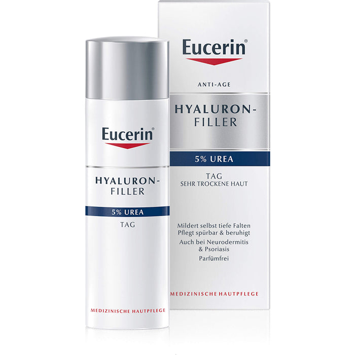 Eucerin Anti-Age Hyaluron-Filler Creme 5 % Urea Tag, 50 ml Creme