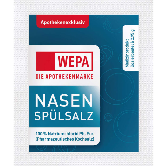 WEPA Nasenspülsalz Dosierbeutel, 20 St. Beutel