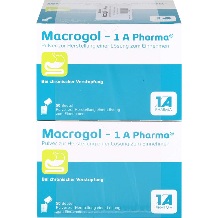 Macrogol - 1A Pharma Pulver bei chronischer Verstopfung, 100 St. Beutel