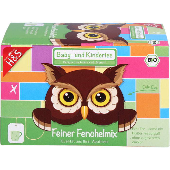 H&S Feiner Fenchelmix (Bio Baby- und Kindertee), 20X1.5 g FBE