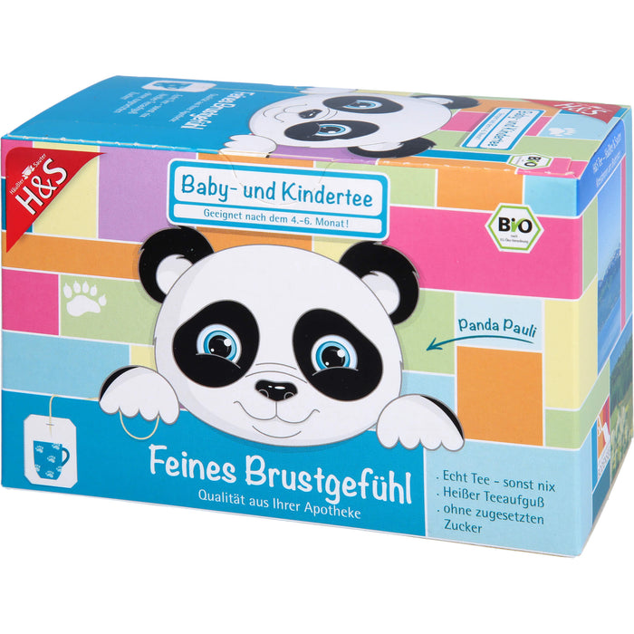 H&S Feines Brustgefühl (Bio Baby- und Kindertee), 20X1.2 g FBE