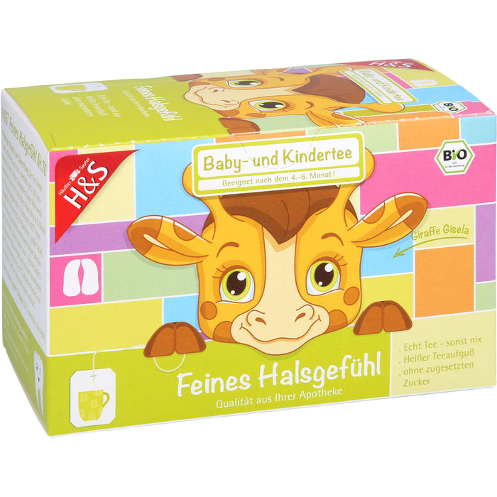 H&S Feines Halsgefühl (Bio Baby- und Kindertee), 20X1.5 g FBE