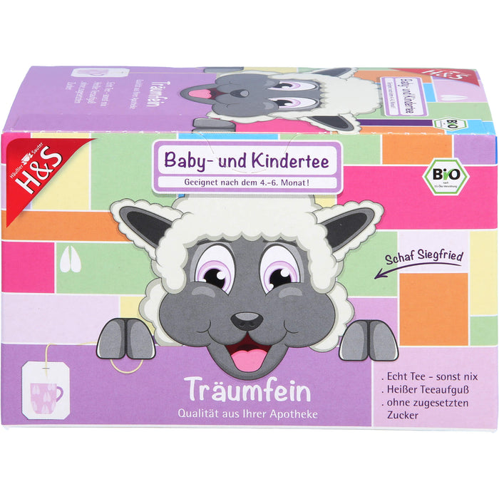 H&S Träumfein Baby- und Kindertee, 24 g Sac filtrant