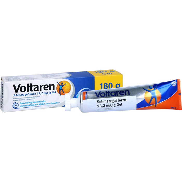 Voltaren Schmerzgel forte 23,2mg/g Emra entzündungshemmend und schmerzstillend, 180 g Gel