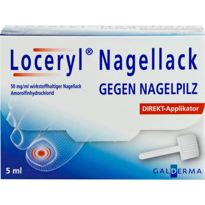 Loceryl wirkstoffhaltiger Nagellack gegen Nagelpilz, 5 ml Nail varnish containing active ingredients