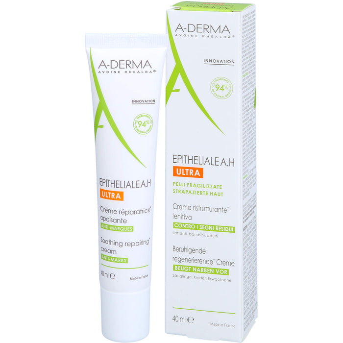 A-DERMA Epitheliale A.H Ultra beruhigende regenerierende Creme, 40 ml Crème