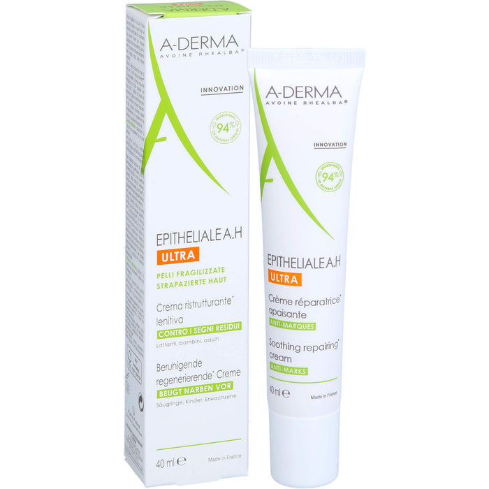 A-DERMA Epitheliale A.H Ultra beruhigende regenerierende Creme, 40 ml Cream