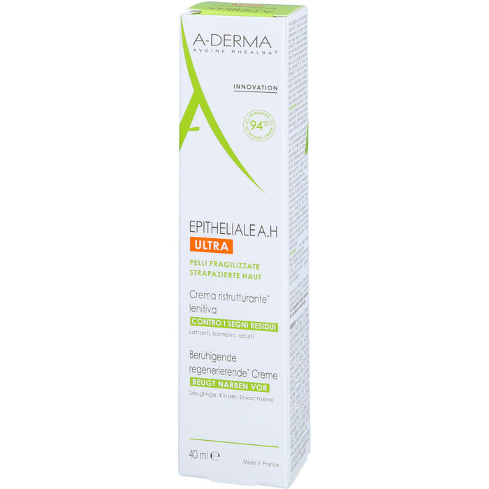 A-DERMA Epitheliale A.H Ultra beruhigende regenerierende Creme, 40 ml Creme