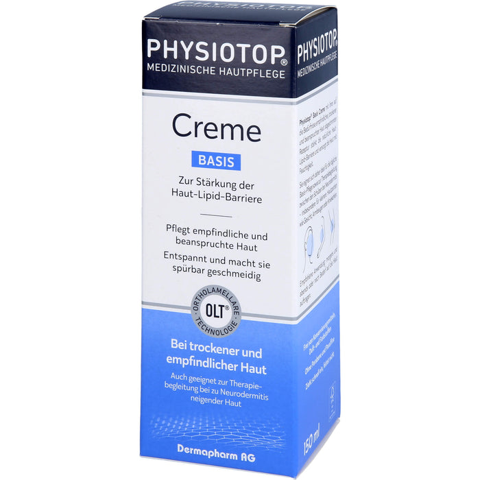 Physiotop Basis Creme zur Stärkung der Haut-Lipid-Barriere, 150 ml Cream