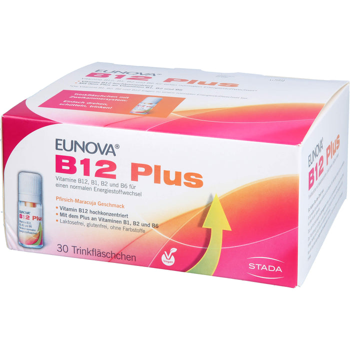 EUNOVA B12 Plus Trinkfläschchen, 30 St. Ampullen