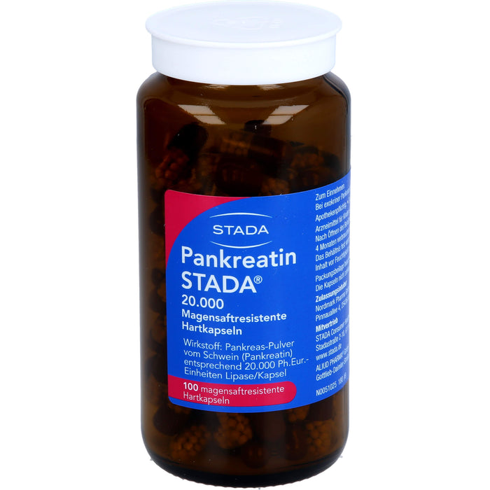 Pankreatin STADA 20.000, Magensaftresistente Hartkapseln, 200 St HKM