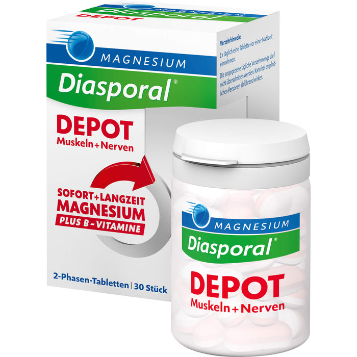 Magnesium-Diasporal Depot 2-Phasen-Tabletten, 30 St. Tabletten