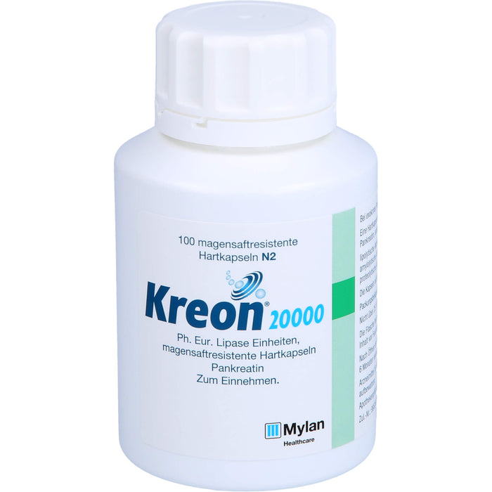 Kreon 20 000 Lipase Hartkapseln bei einer exokrinen Pankreasinsuffiziens, 100 pc Capsules