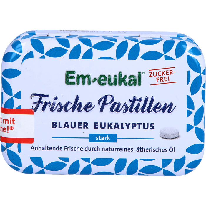 Em-eukal frische Pastillen blauer Eukalyptus zuckerfrei, 20 g Pastillen