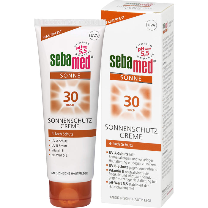 sebamed Sonnenschutz Creme LSF 30, 75 ml CRE