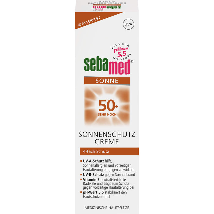 sebamed Sonnenschutz Creme LSF 50+, 75 ml CRE