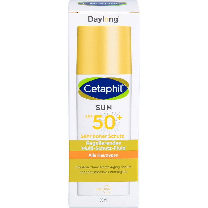 Cetaphil sun Daylong SPF 50+ Multi-Schutz-Fluid Gesicht, 50 ml Lotion