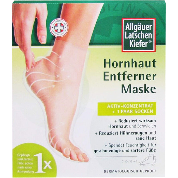 Allgäuer Latschenkiefer Hornhaut Entferner Maske, 1 St. Masken