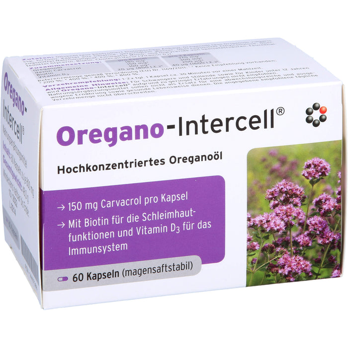 Oregano-Intercell Kapseln, 60 pc Capsules