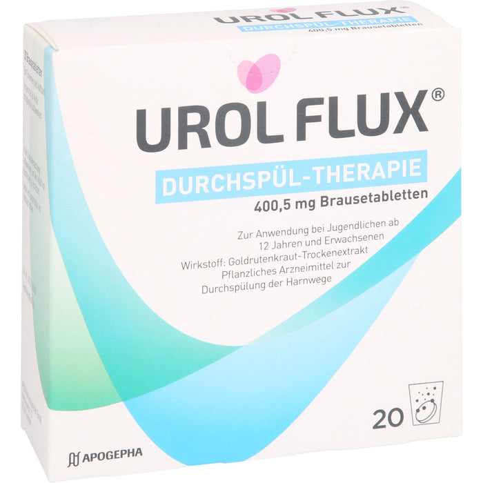 UROL FLUX Durchspül-Therapie Brausetabletten, 20 pcs. Tablets