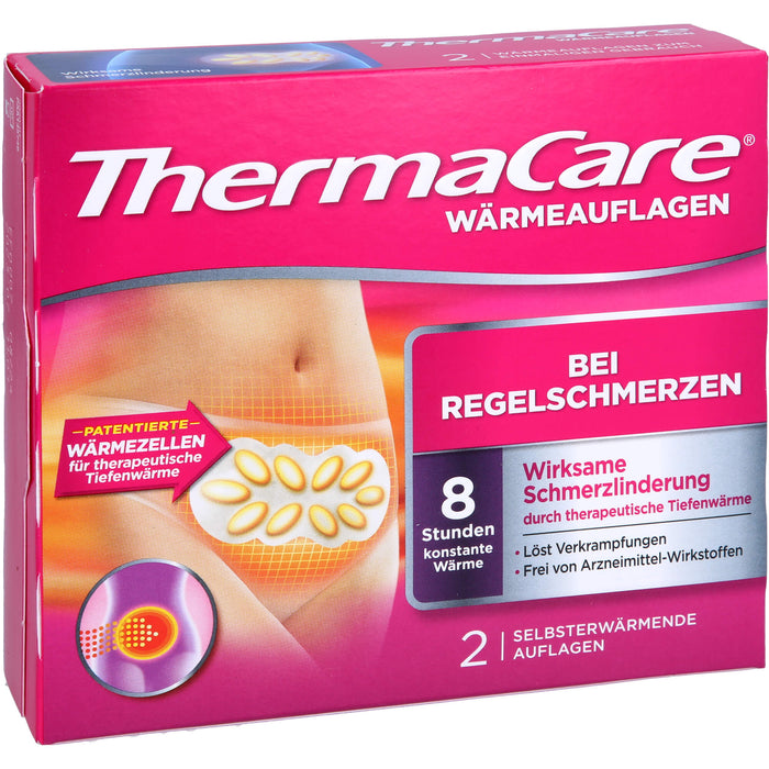 ThermaCare Wärmeauflagen bei Regelschmerzen, 2 St. Pflaster