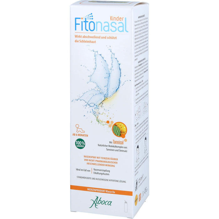 Fitonasal Kinder Nasenspray wirkt abschwellend, 125 ml Solution