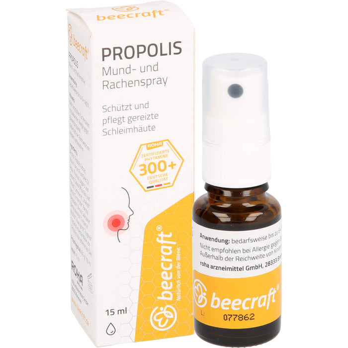 beecraft Propolis Mund- und Rachenspray, 15 ml Solution