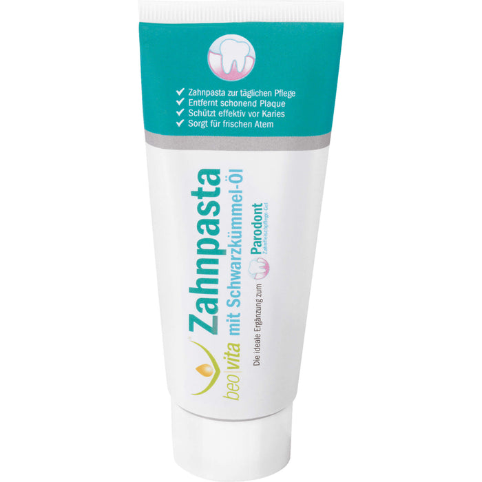 BEOVITA Zahnpasta mit Schwarzkümmelöl, 75 ml Zahncreme