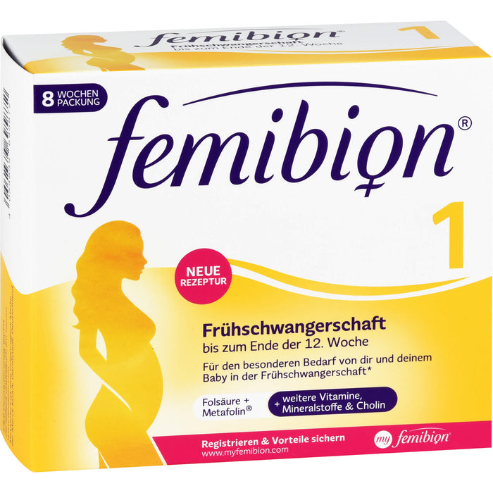 Femibion 1 Frühschwangerschaft Tabletten, 56 St. Tabletten