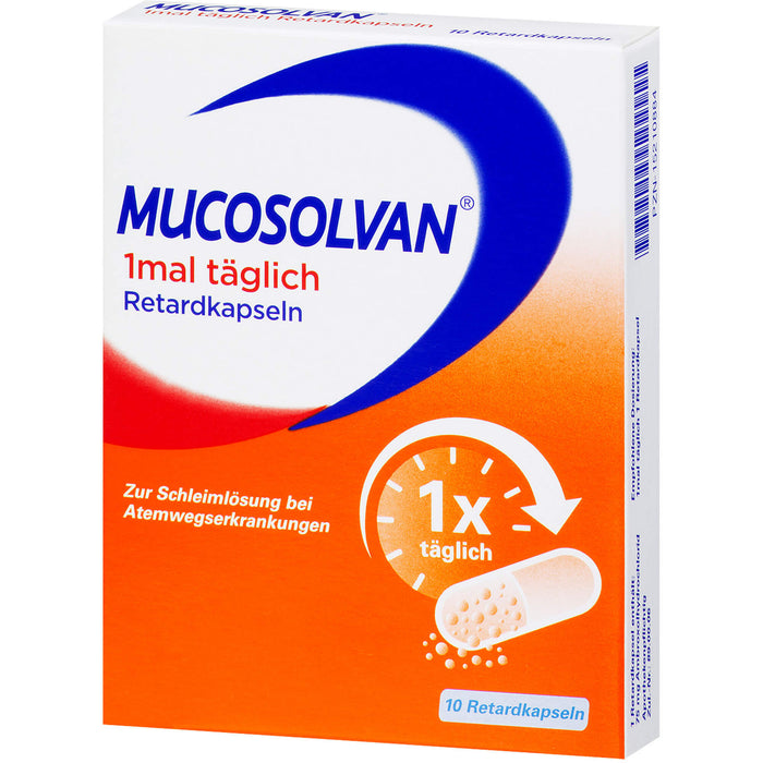 MUCOSOLVAN 1mal täglich Retardkapseln, 10 St. Kapseln