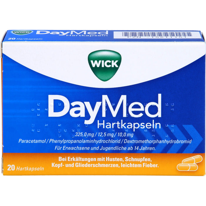 WICK DayMed Hartkapseln, 20 pc Capsules