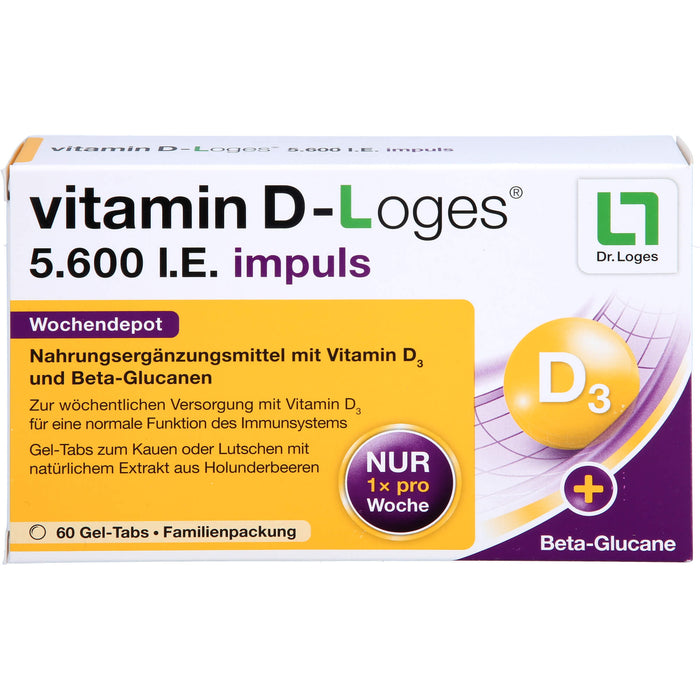 Vitamin D Loges 5600ie Imp, 60 St KTA