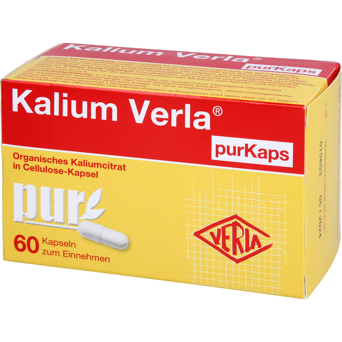 Kalium Verla purKaps Kapseln, 60 pc Capsules