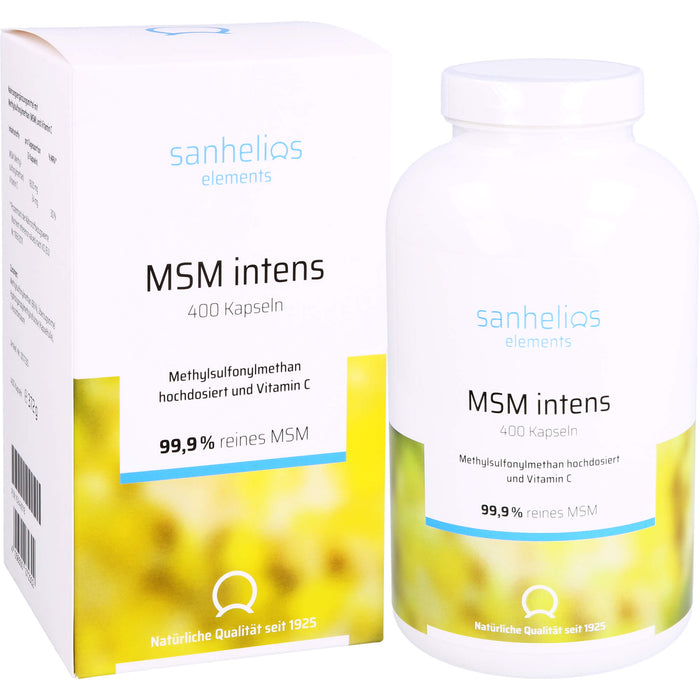 Sanhelios MSM Kapseln intens 1600 mg, 400 pcs. Capsules